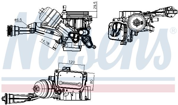 Oliekøler, motorolie