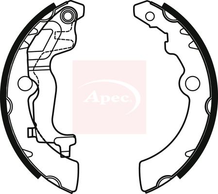 APEC Brake Shoe Set SHU809