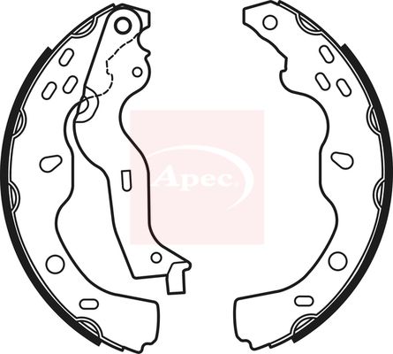 APEC Brake Shoe Set SHU722