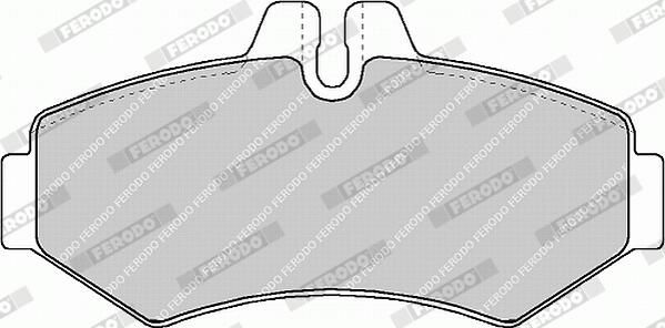 FERODO FVR1306 Brake Pad Set, disc brake