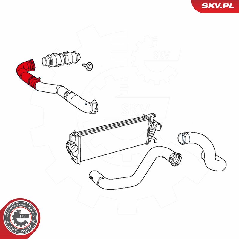 ESEN SKV 24SKV424 Intake Hose, air filter