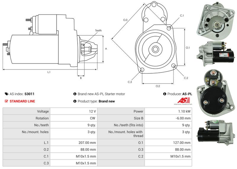 AS-PL S3011 Starter