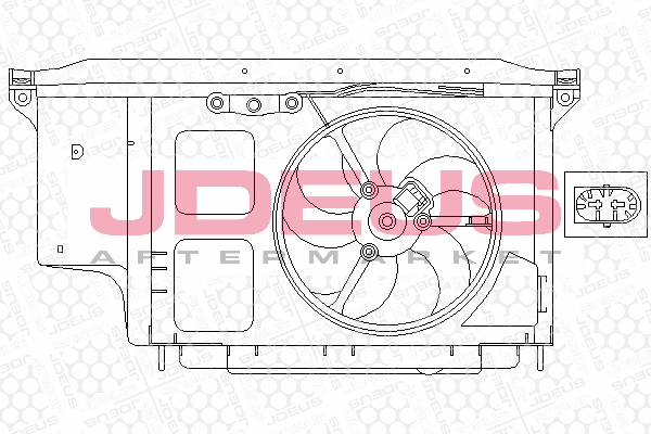 LüFTER MOTORKüHLUNG JDEUS EV210302