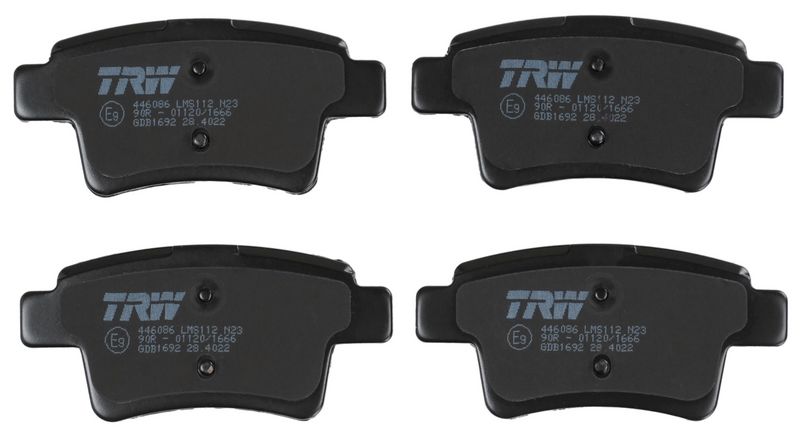 TRW GDB1692 Brake Pad Set, disc brake