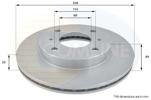 Comline Brake Disc ADC0219V