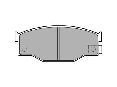 DELPHI LP582 Brake Pad Set, disc brake