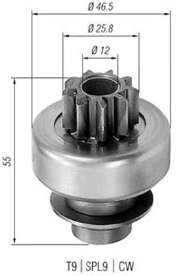 MAGNETI MARELLI бендикс CITROEN PEUGEOT RENAULT VOLVO [940113020405]