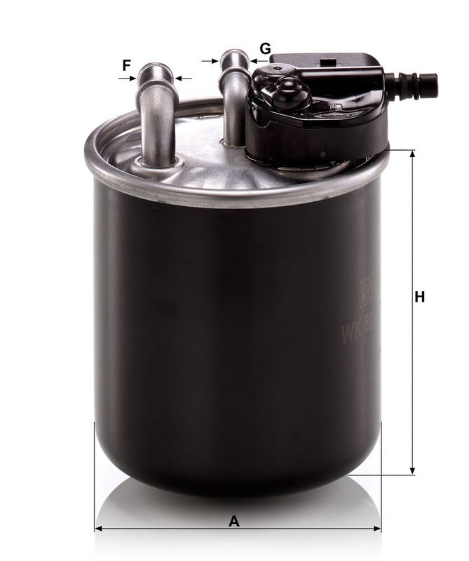 Kütusefilter, MANN-FILTER WK 820, 21