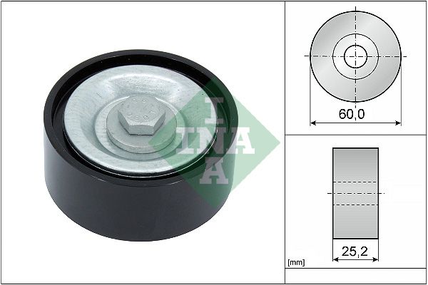 Schaeffler INA Szíjtárcsa/vezetőgörgő, hosszbordás szíj 532 0715 10