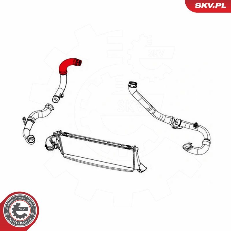 ESEN SKV 43SKV191 Charge Air Hose