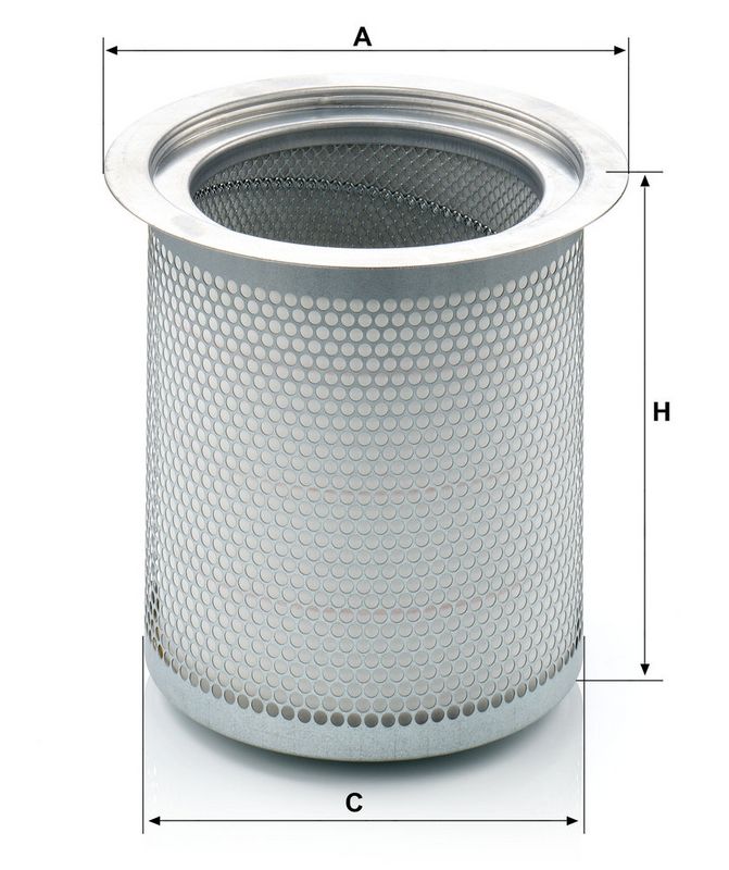 Hydraulisch filter (perslucht-oliescheiding, met zegel) past: DOOSAN 375 WD  FINI R 100, R 75  INGERSOLL RAND P375WD  ROTAIR MDVN 85