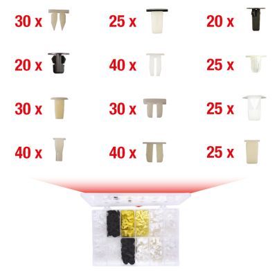 Set clipuri sustinere, caroserie KSTOOLS 420.0925