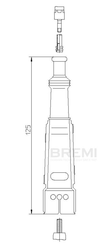 BREMI Stekker, bougie 13202/1