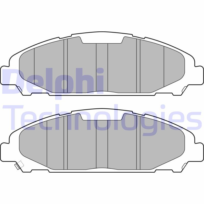 Тормозные дисковые колодки DELPHI LP3255