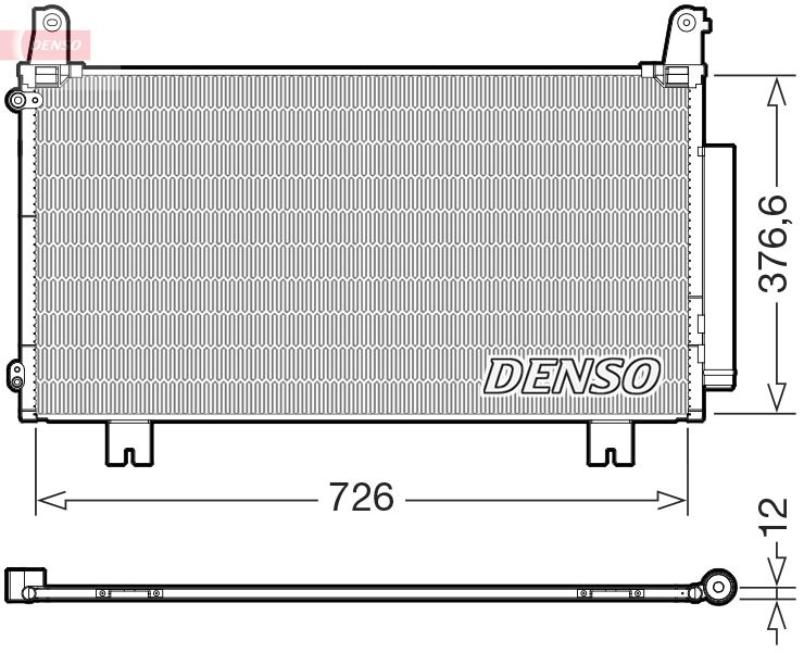 Конденсатор, система кондиціонування повітря, Denso DCN40034