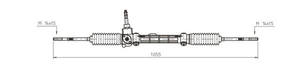 Рулевой механизм GENERAL RICAMBI FI4115 на FIAT PALIO (178BX)