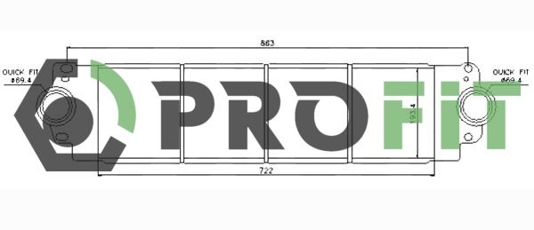 Охолоджувач наддувального повітря, Profit 1780-0001