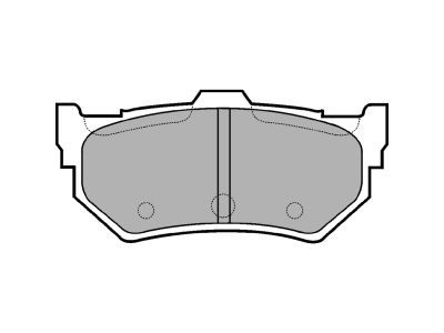 DELPHI LP768 Brake Pad Set, disc brake