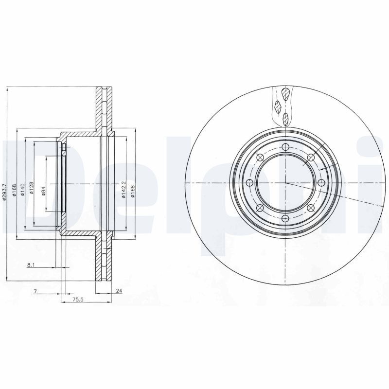 Delphi Brake Disc BG4102