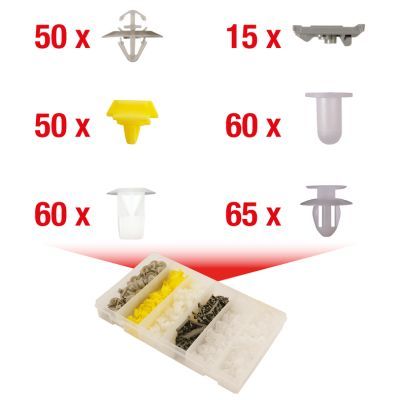 Set clipuri sustinere, caroserie KSTOOLS 420.0750