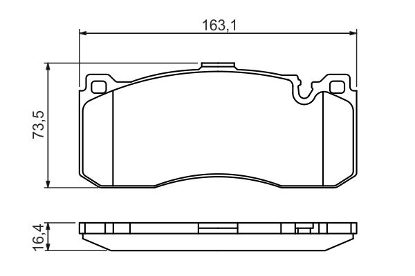 BOSCH BMW тормозные колодки 1 E81