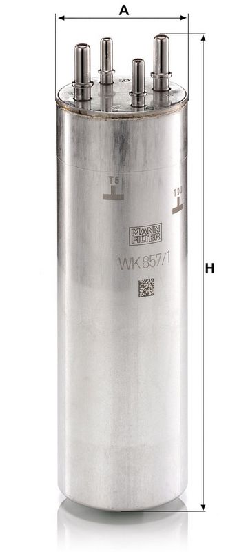 Filtru combustibil WK 857/1 MANN-FILTER