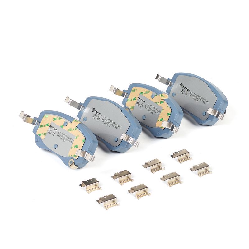 Remblokken set Voor ((EN) for electric vehicles  (EN) only for installation with Brembo EV discs), past: ABARTH 500E  FIAT 500E, TIPO 1.0-Electric 10.15-