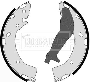 BORG & BECK fékpofakészlet BBS6345