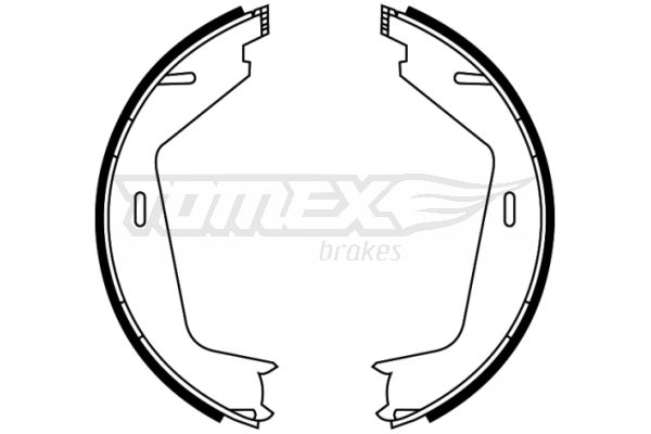 TOMEX Brakes fékpofakészlet TX 22-11