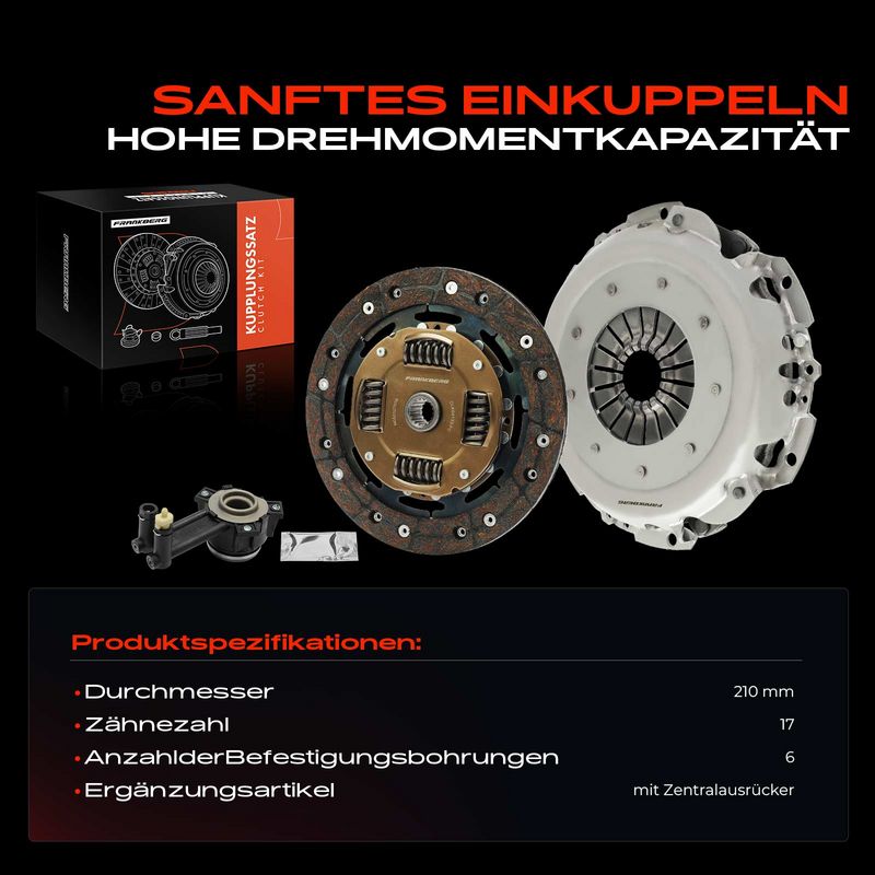 Frankberg 5481FB0037501 Sankabos komplektas