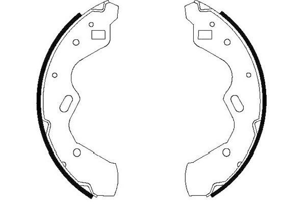 KAVO PARTS fékpofakészlet BS-5419