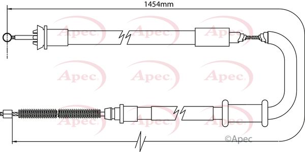 APEC Cable Pull, parking brake CAB1093