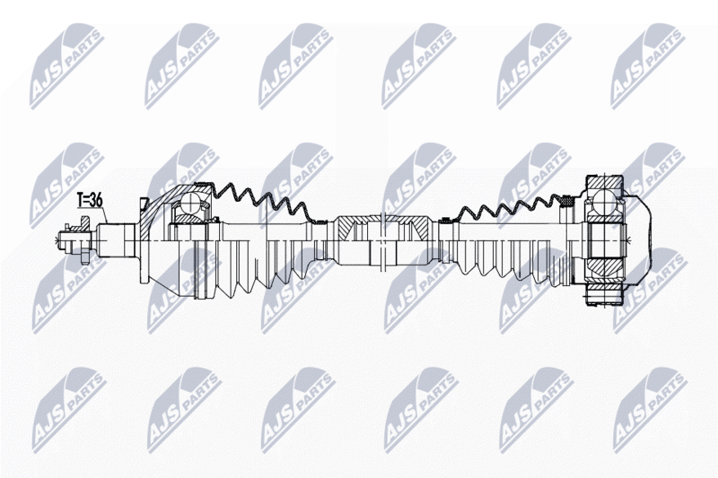 NTY NPW-WW-190 - Drive Shaft