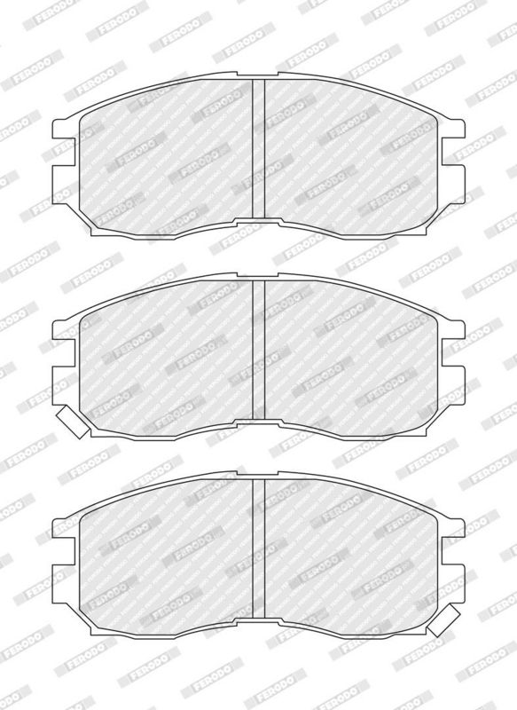 FERODO Plaquettes de frein à disque FDB764