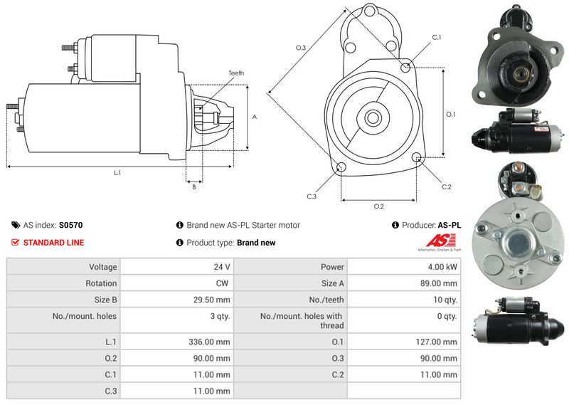 AS-PL S0570 Starter