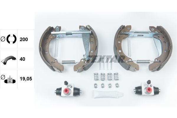 TEXTAR 84044703 Brake Shoe Set