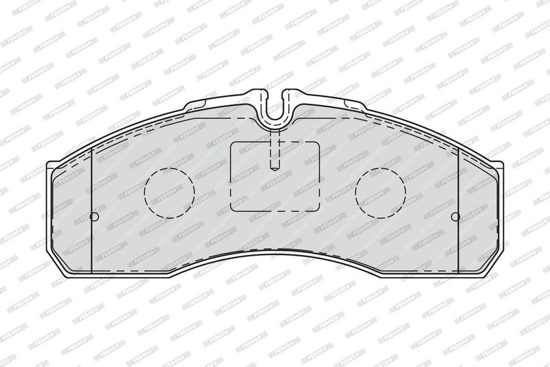 Sada brzdových destiček, kotoučová brzda FVR1791