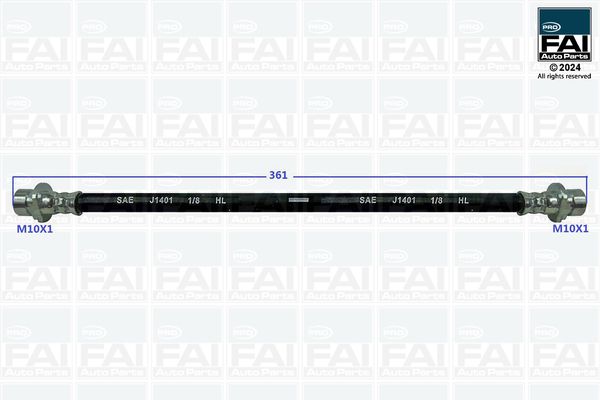 FAI AutoParts fékcső FPBH258