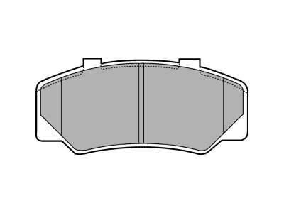 DELPHI LP438 Brake Pad Set, disc brake