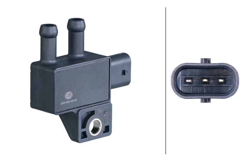 HELLA Sensor, exhaust pressure 6PP 009 409-801