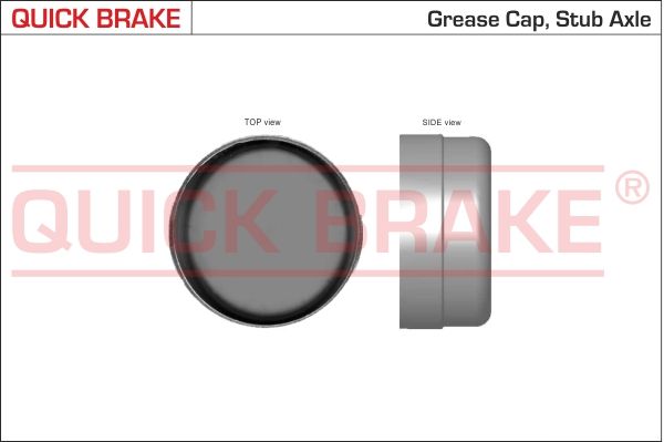 Запірний/захисний ковпачок, Quick Brake 9823