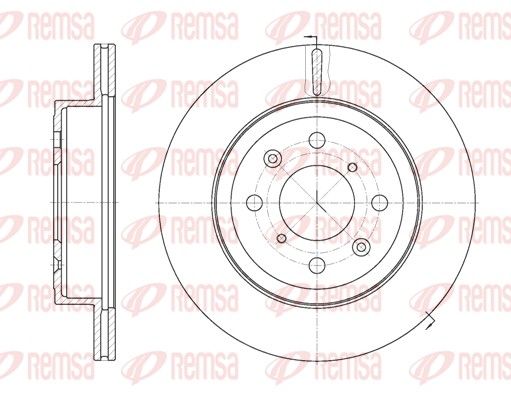 Гальмівний диск, Remsa 61038.10