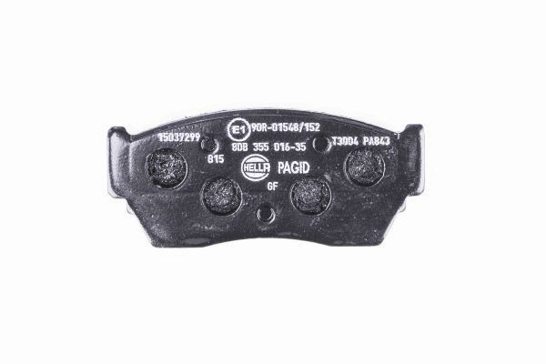 HELLA PAGID 8DB 355 016-351 Brake Pad Set, disc brake