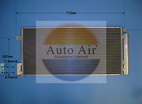 Auto Air Gloucester 16-1066 Condenser, air conditioning