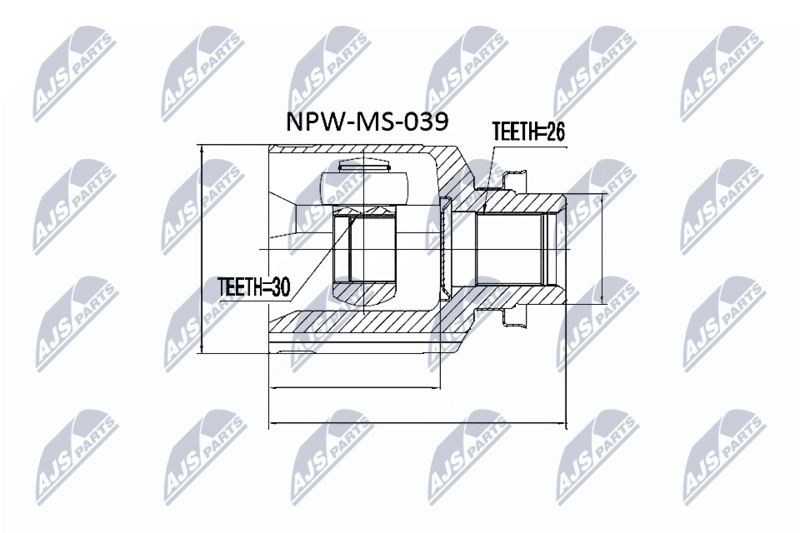 NPW-MS-039 alkatrész NTY 