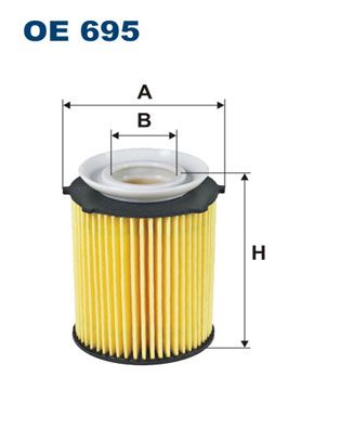 FILTRON olajszűrő OE 695