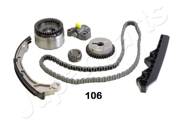 JAPANPARTS NISSAN комплект цепи привода распредвала вала Note,Micra II,III 1.2/1.4