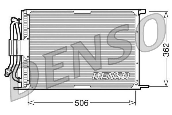 DENSO kondenzátor, klíma DCN10005