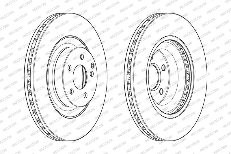 Disc frana DDF1905C-1 FERODO