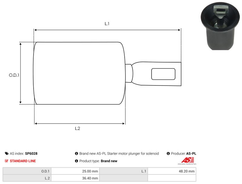 AS-PL SP6028 Repair Kit, starter